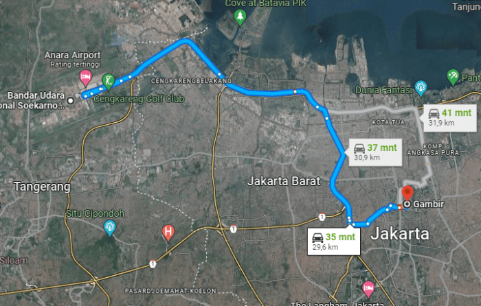 Cek Tarif Grab dari Bandara Soekarno-Hatta ke Stasiun Gambir